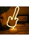 Neon Gitar Masa Lambası