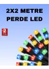 Noel Ve Parti Dekorasyonu İçin 2x2 Led Perde Işık – 8 Fonksiyonlu
