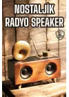Nostaljik Görünümlü Bluetooth Bağlantılı Speaker