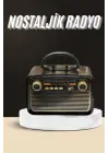 Nostaljik Radyo Bluetooth Bağlantılı Müzik Kutusu Ahşap