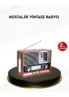 Nostaljik Radyo – Şık Dekoratif Tasarım Ve Güvenli 2 Yıl Garanti
