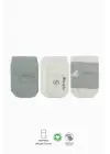 Omarı Kaymaz Penye Soket Çorap Seti 3lü Paket