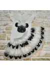 Omarı Mickey Nakışlı Kısa Kollu Bebek Takımı