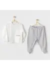 Omarı Mommys Little Star 2li Zıbın Set Grey