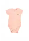 Omarı Pembe Basic Kısa Kol Body