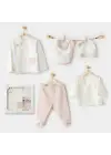 Omarı Şık Tasarımlı Ekru Renkli Ballerina Bebek Seti