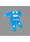 Omarı Tavşan Figürlü Kuzu Kumaş Sweat Pantolonlu Çocuk Takımı