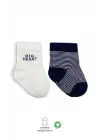 Omarı Yumuşak Penye Çorap Seti - Lacivert