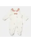 Omarı Yumuşak ve Şık Bebek Tulumu Light Beige