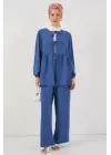 Trend Tunik Pantolon İkili Takım - İndigo
