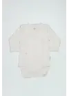 Organik Natural Basic Style Kruvaze Uzun Kol Body Bs17102 Ekru
