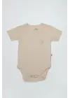 Organik Natural Basic Style Yarım Kol Body Bs17103 Bej