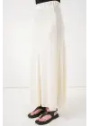 Örme Uzun Etek 8073 - Ekru