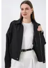Oversize Kısa Ceket 0732 - Siyah