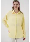 Oversize Viskon Gömlek 3785 - Sarı