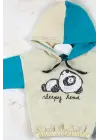 Panda Desenli Kapişonlu Erkek Bebek Takımı
