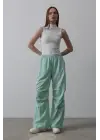 Paraşüt Cargo Pantolon - Mint