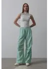 Paraşüt Cargo Pantolon - Mint