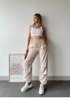 Paraşüt pantolon bej