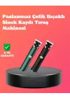 Paslanmaz Çelik Bıçaklı Sinek Kaydı Tıraş Makinesi Uzun Ömürlü