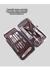 Paslanmaz Çelik Çok Fonksiyonlu 12 Manikür Seti