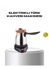 Paslanmaz Çelik Elektrikli Cezve 800w 6 Fincan Kapasiteli