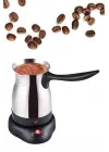 Paslanmaz Çelik Türk Kahvesi Makinesi 6 Fincan Kpasiteli Elektrikli Cezve
