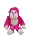 Peluş Maymun 40 cm - Yumuşak Peluş - G5501 - Pembe