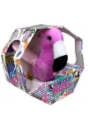 Peluş Ses Tekrarlı Hayvan Bileklik Aksesuar - Pembe Flamingo