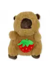Peluş Sevimli Hayvanlar 25 cm - Kapibara Çilek