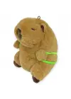 Peluş Sevimli Hayvanlar 25 cm - Kapibara Kaplumbağa Çantalı