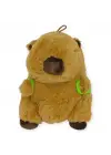 Peluş Sevimli Hayvanlar 25 cm - Kapibara Kaplumbağa Çantalı
