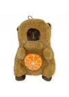 Peluş Sevimli Hayvanlar 25 cm - Kapibara Portakal