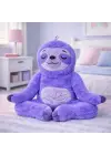 Peluş Yogacı Tembel Hayvan 40 cm - Mor