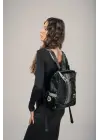 Pely Siyah Cilt Kol Ve Sırt Çantası