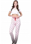 Trend Çilek Desenli Pijama Altı
