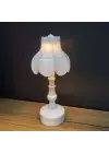 Pilli Dekoratif Abajur Masa Lambası