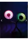 Portatif Işıklı Mini Klipsli Fan