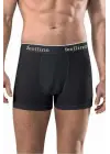 Premium Siyah Pamuklu Erkek Boxer
