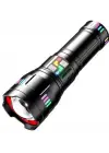Pro F-3002 Alüminyum Tg Led Gece Şeritli Type-c Şarjlı El Feneri