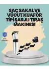 Profesyonel Erkek Tıraş Makinesi – Kablosuz, Paslanmaz Bıçaklı Ve Tam Aksesuar