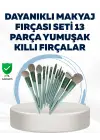 Profesyonel Kullanıma Uygun 13 Parça Makyaj Fırçası Takımı Fiber Kıllı
