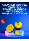 Profesyonel Matkap Ucu Temizlik Fırçası 3’lü Set