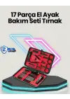 Profesyonel Paslanmaz Çelik Manikür & Pedikür Seti