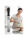 Profesyonel Pasta Hazırlama ve Şekillendirme Spatulası 304 Paslanmaz Çelik