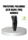 Profesyonel Şarjlı Saç Ve Sakal Tıraş Makinesi – Çelik Bıçaklı, Ayarlanabilir Başlıklı, Kablosuz
