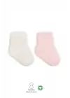 Omarı Pembe Ekru Penye Soket Çorap Seti - Yumuşak ve Şık Soketler