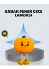 Pumpkin Led Gece Lambası Üç Kademeli Işık Ayarlı