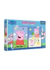 PUZZLE-43001 Peppa Pig Baby Puzzle 2X10