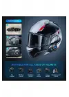 Q28 Motosiklet Kask Bluetooth Kulaklık 1080p Kamera Interkom Kulaklık Su Geçirmez Intercom